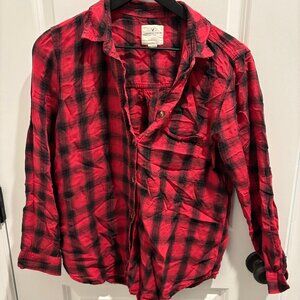 American Eagle Flannel - Boyfriend Fit